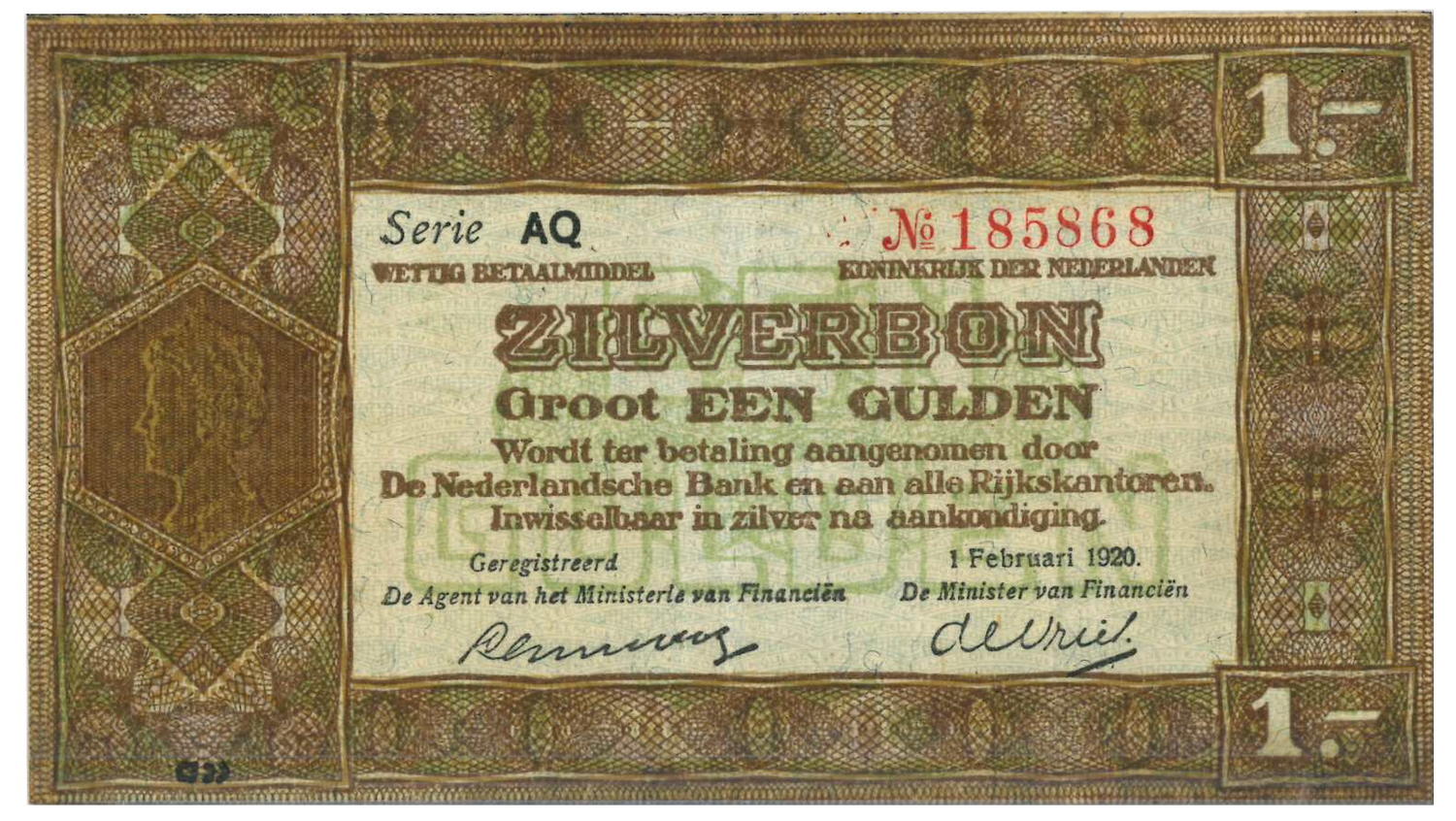 zilverbon 1920